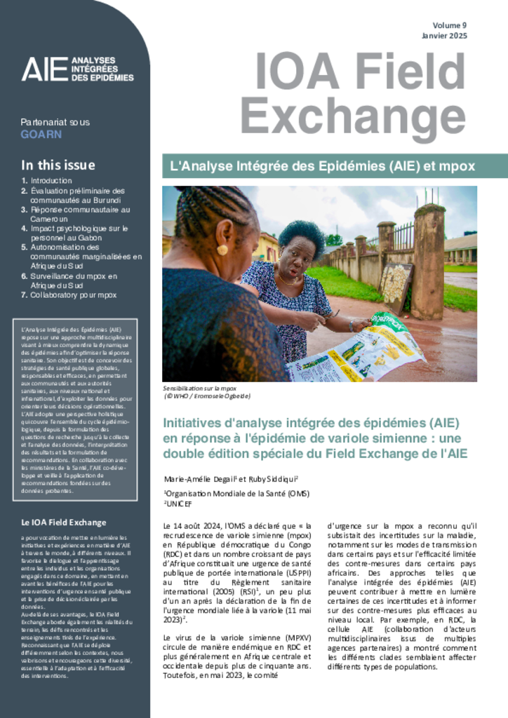 IOA Field Exchange 9 FR_FINAL IOA Field Exchange 9 FR_FINAL