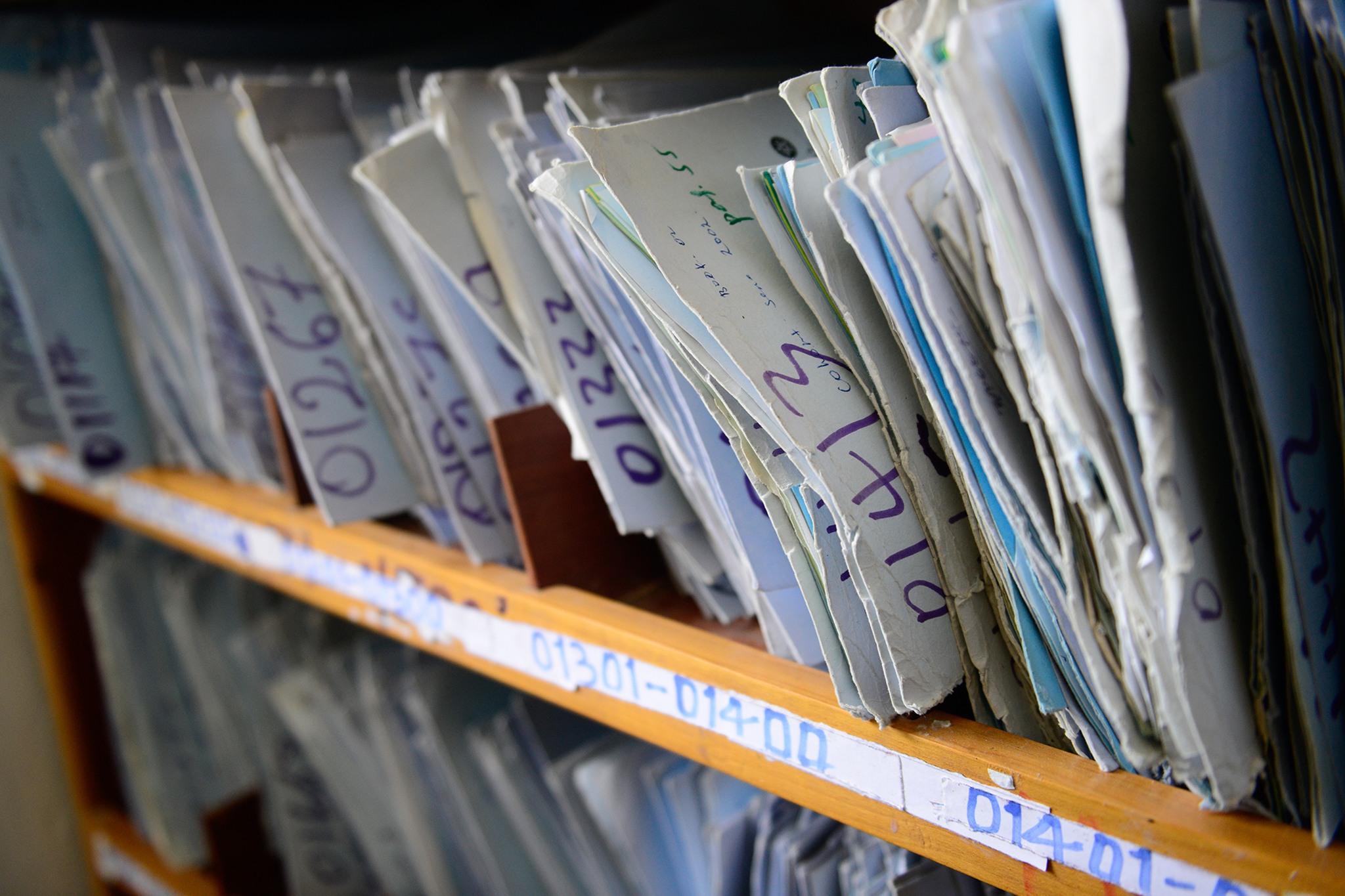 A set of paper documents